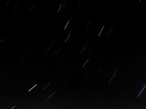 Preview wallpaper sky, stars, movement, long exposure, night