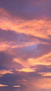 Preview wallpaper sky, sunset, clouds, cloudy