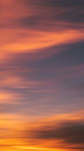 Preview wallpaper sky, sunset, clouds, gradient