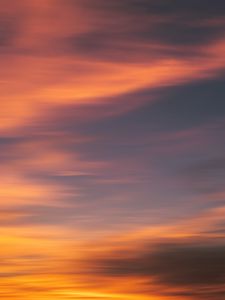 Preview wallpaper sky, sunset, clouds, gradient
