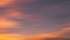 Preview wallpaper sky, sunset, clouds, gradient
