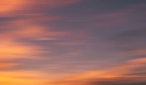 Preview wallpaper sky, sunset, clouds, gradient