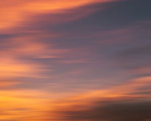 Preview wallpaper sky, sunset, clouds, gradient