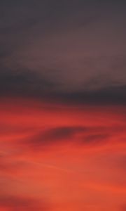 Preview wallpaper sky, sunset, clouds, gradient, pink