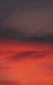 Preview wallpaper sky, sunset, clouds, gradient, pink