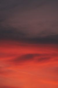 Preview wallpaper sky, sunset, clouds, gradient, pink