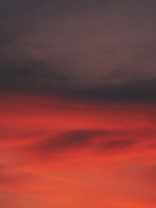 Preview wallpaper sky, sunset, clouds, gradient, pink
