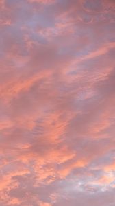 Preview wallpaper sky, sunset, clouds, evening