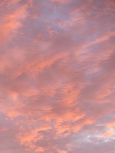 Preview wallpaper sky, sunset, clouds, evening