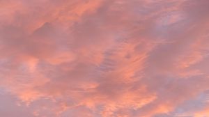Preview wallpaper sky, sunset, clouds, evening