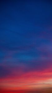 Preview wallpaper sky, sunset, clouds, beautiful, evening