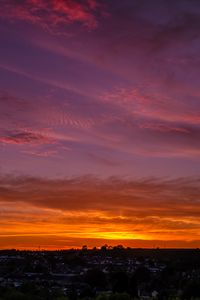 Preview wallpaper sky, sunset, horizon, clouds