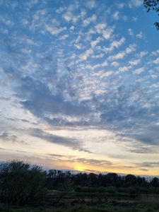 Preview wallpaper sky, trees, nature, landscape