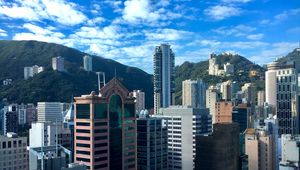 Preview wallpaper skyscraper, architecture, buildings, city, apartments