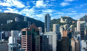 Preview wallpaper skyscraper, architecture, buildings, city, apartments