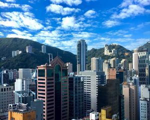 Preview wallpaper skyscraper, architecture, buildings, city, apartments