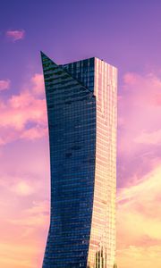 Preview wallpaper skyscraper, building, architecture, minimalism, sky