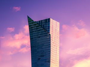 Preview wallpaper skyscraper, building, architecture, minimalism, sky