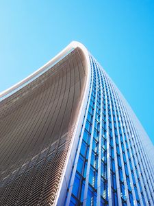 Preview wallpaper skyscraper, building, architecture, modern, minimalism