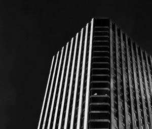 Preview wallpaper skyscraper, building, architecture, dark, bw