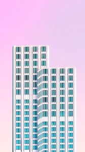 Preview wallpaper skyscraper, building, facade, minimalism