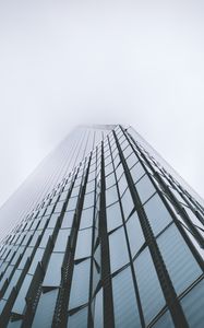 Preview wallpaper skyscraper, building, fog