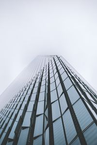 Preview wallpaper skyscraper, building, fog