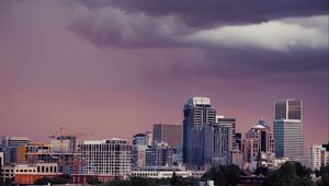 Preview wallpaper skyscraper, buildings, apartments, city