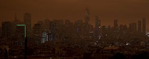 Preview wallpaper skyscraper, buildings, architecture, night, lights