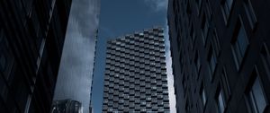 Preview wallpaper skyscraper, buildings, architecture, bottom view