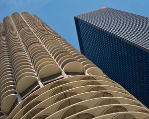 Preview wallpaper skyscraper, buildings, architecture, windows, sky