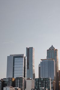 Preview wallpaper skyscraper, buildings, city, facade, sky