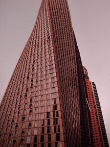 Preview wallpaper skyscraper, tower, building, architecture, brown