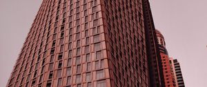 Preview wallpaper skyscraper, tower, building, architecture, brown