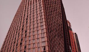 Preview wallpaper skyscraper, tower, building, architecture, brown
