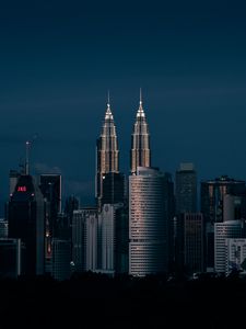 Preview wallpaper skyscrapers, architecture, buildings, city, tower