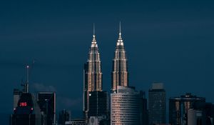 Preview wallpaper skyscrapers, architecture, buildings, city, tower