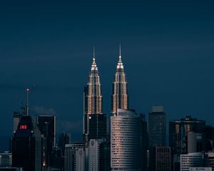 Preview wallpaper skyscrapers, architecture, buildings, city, tower