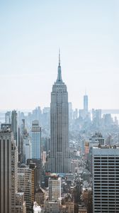 Preview wallpaper skyscrapers, buildings, aerial view, city, metropolis, cityscape