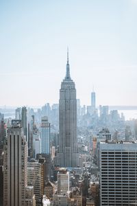 Preview wallpaper skyscrapers, buildings, aerial view, city, metropolis, cityscape