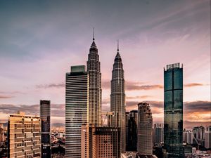 Preview wallpaper skyscrapers, buildings, architecture, towers
