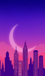 Preview wallpaper skyscrapers, buildings, architecture, city, art