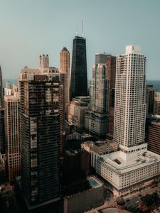 Preview wallpaper skyscrapers, buildings, architecture, towers, city