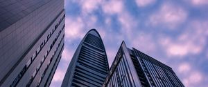 Preview wallpaper skyscrapers, buildings, architecture, sky, clouds