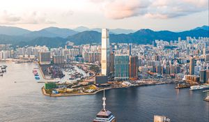 Preview wallpaper skyscrapers, buildings, city, modern