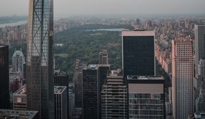 Preview wallpaper skyscrapers, buildings, city, apartments