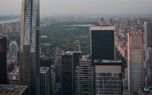 Preview wallpaper skyscrapers, buildings, city, apartments