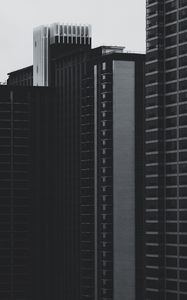 Preview wallpaper skyscrapers, buildings, high-rise, bw