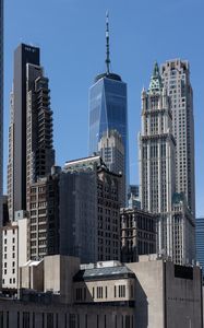 Preview wallpaper skyscrapers, buildings, houses, city