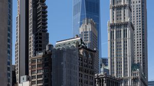 Preview wallpaper skyscrapers, buildings, houses, city